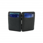 Hunterson Magic Wallet - Δερμάτινο Πορτοφόλι με RFID - Γκρί