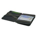 Hunterson Magic Wallet - Δερμάτινο Πορτοφόλι με RFID - Γκρί