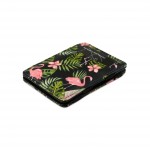 Hunterson Magic Wallet - Δερμάτινο Πορτοφόλι με RFID - Flamingo Print