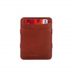 Hunterson Magic Coin Wallet - Δερμάτινο Πορτοφόλι με RFID - Βυσσινί